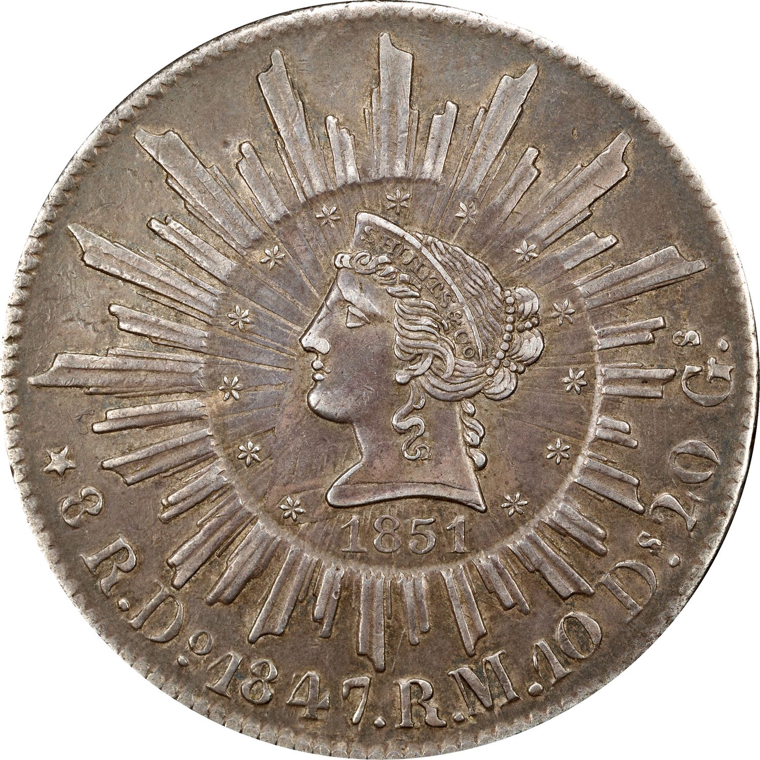 Rarity7 (Re)Discovers Unique 1851 $5 Schultz on 1847 Mexico 8R