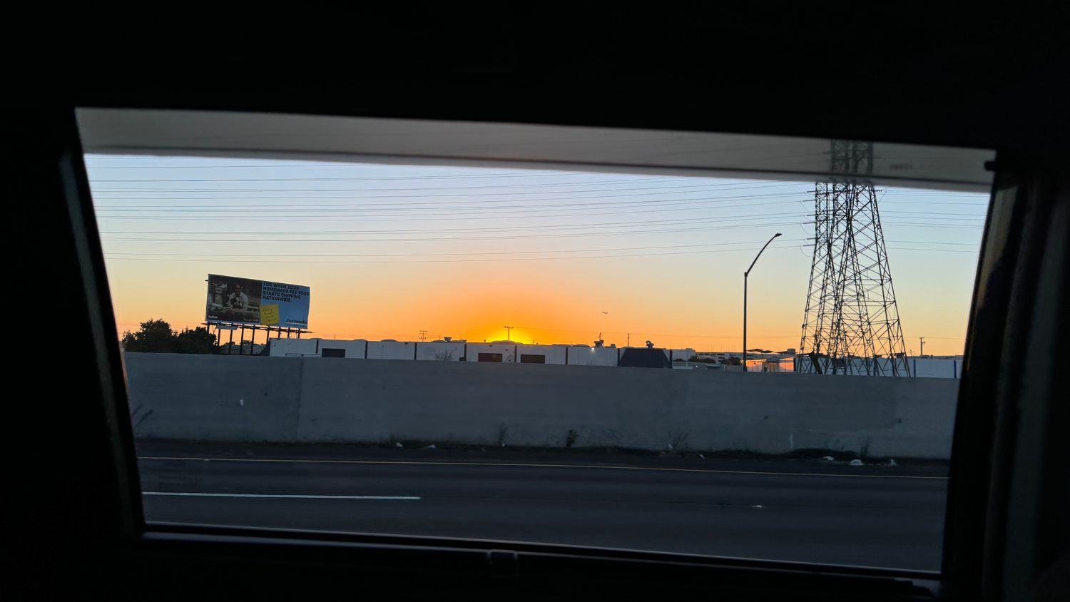 Sunrise en route to SFO