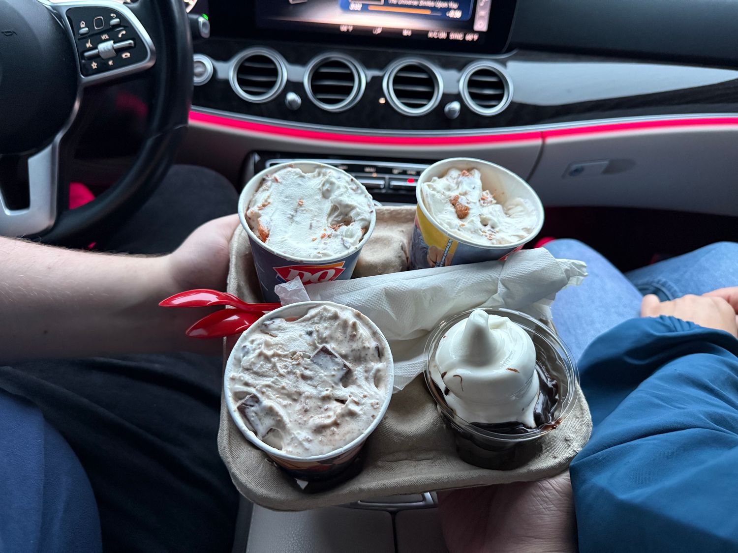 Dairy Queen dessert run