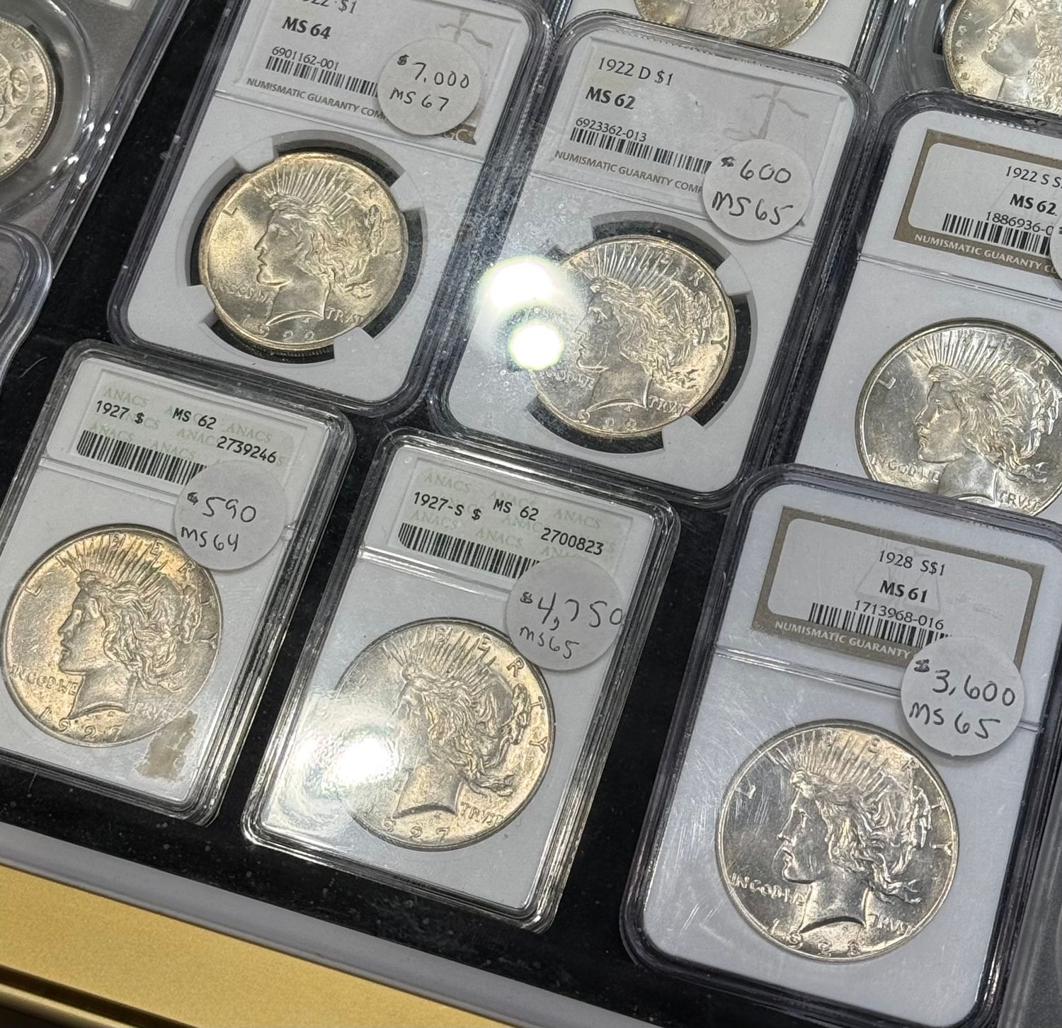Peace dollars…priced for the grade they “should” be