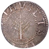 1652 Pine Tree Shilling (Large Planchet) Obverse Image