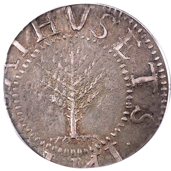 1652 Pine Tree Shilling (Large Planchet) Obverse Image
