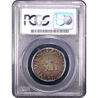 1652 Pine Tree Shilling (Large Planchet) Reverse Slab Image