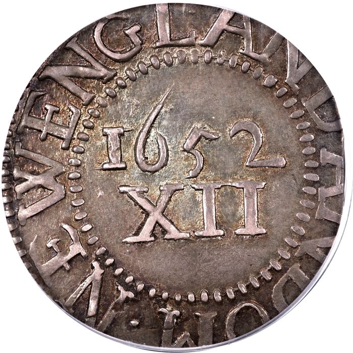 1652 Pine Tree Shilling (Large Planchet) Reverse Image