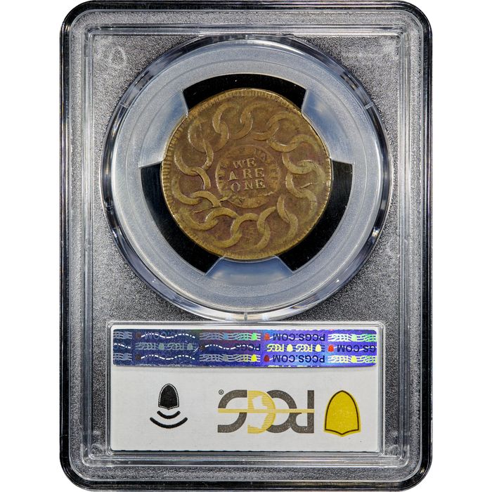 1787 Fugio Cent (1c) Newman 9-P Reverse Image