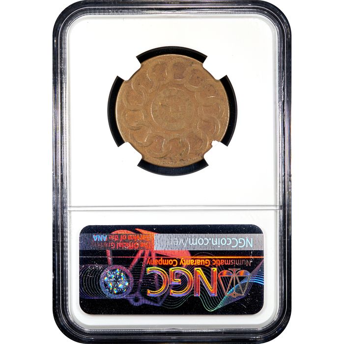 1787 Fugio Cent (1c) States United 4 Cinq Reverse Slab Image