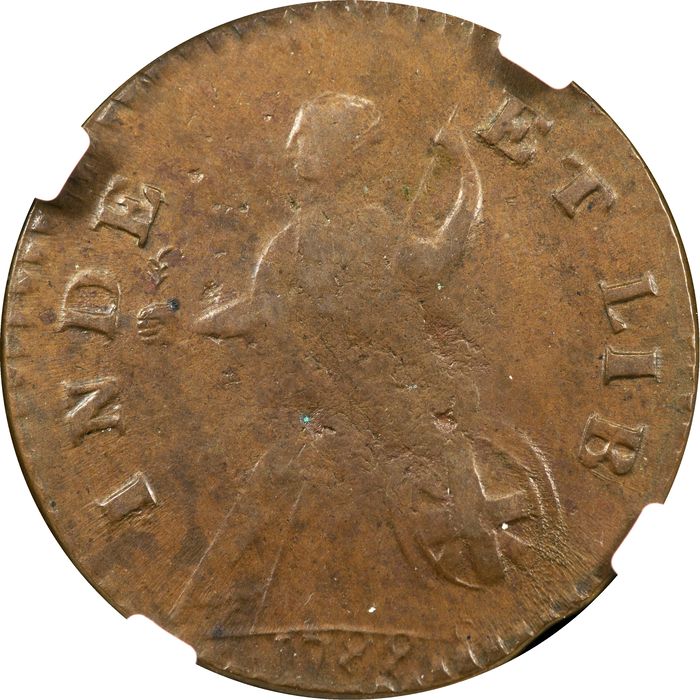 1788 Vermont Half Penny (1/2p) Bust Right Photo 4