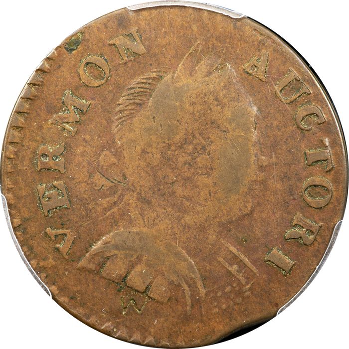 1788 Vermont Half Penny (1/2p) Bust Right Photo 3