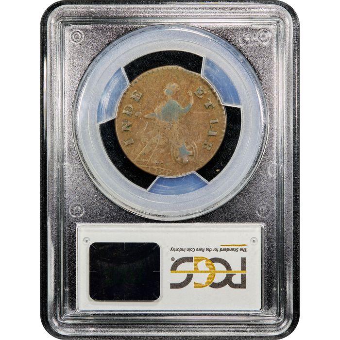 1788 Vermont Half Penny (1/2p) Bust Right Reverse Image