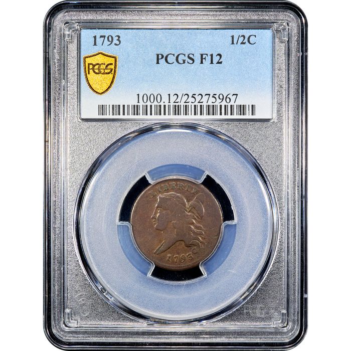 1793 Liberty Cap Half Cent (1/2c) Obverse Image