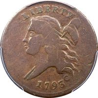 1793 Liberty Cap Half Cent (1/2c) Photo 3