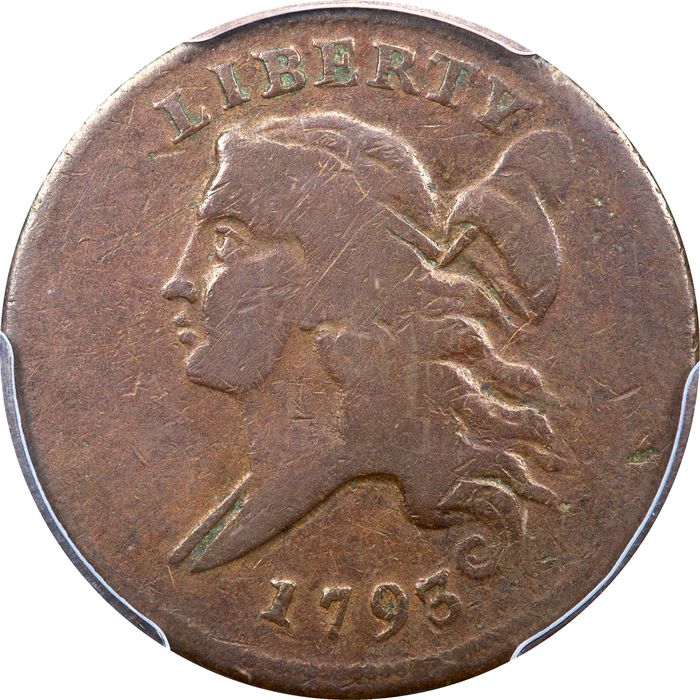 1793 Liberty Cap Half Cent (1/2c) Photo 3