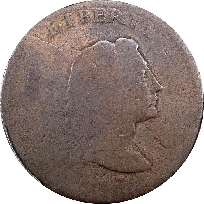 1793 Liberty Cap Large Cent (1c) S-13 Obverse Image