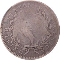 1794 Flowing Hair Half Dollar (50c) O-105a Reverse Image