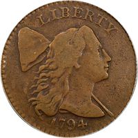 1794 Liberty Cap Large Cent (1c) OGH Ex-Eliasberg Obverse Image