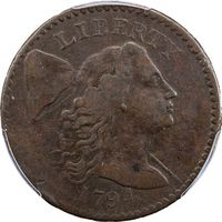 1794 Liberty Cap Large Cent (1c) S-49 Obverse Image