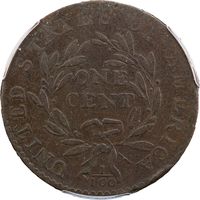 1794 Liberty Cap Large Cent (1c) S-49 Reverse Image
