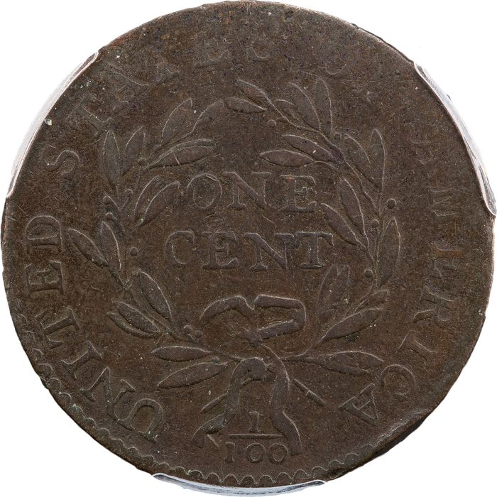 1794 Liberty Cap Large Cent (1c) S-49 Reverse Image