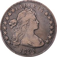 1795 Draped Bust Dollar ($1) Off-Center Obverse Image