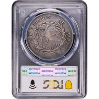 1795 Draped Bust Dollar ($1) Off-Center Reverse Slab Image