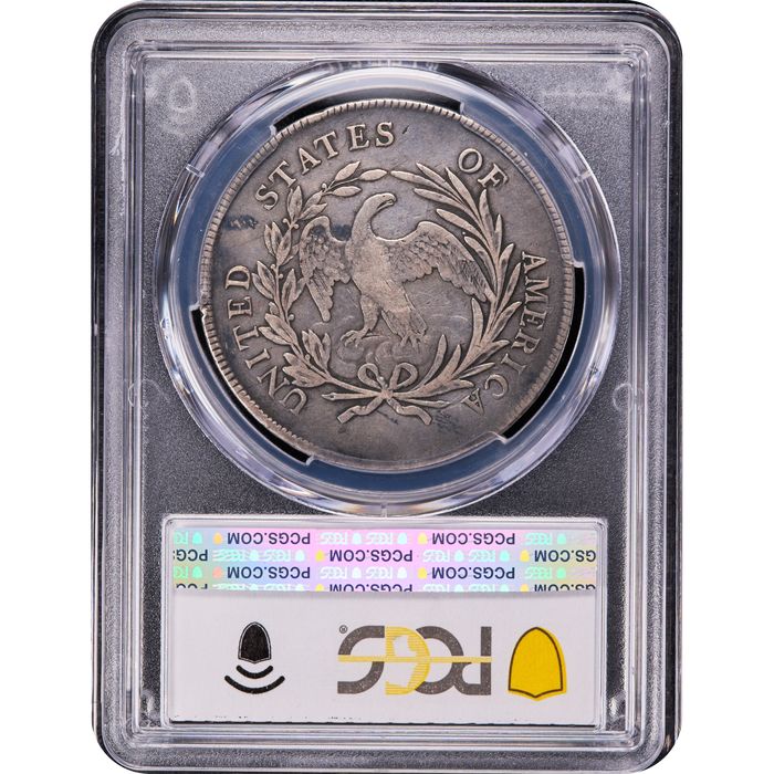 1795 Draped Bust Dollar ($1) Off-Center Reverse Slab Image