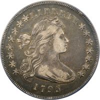 1795 Draped Bust Dollar ($1) Off-Center Photo 3
