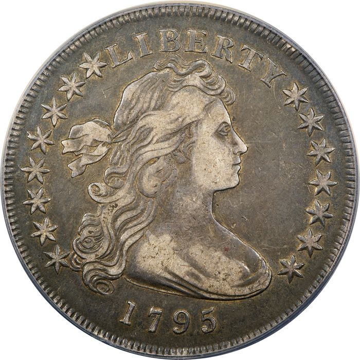 1795 Draped Bust Dollar ($1) Off-Center Photo 3