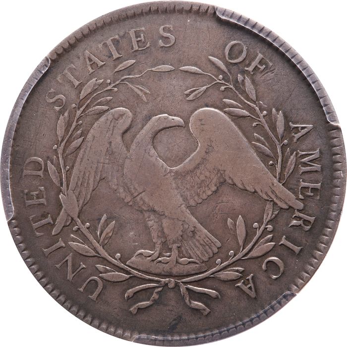 1795 Flowing Hair Dollar ($1) 2 Leaves Photo 4