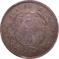 1795 Flowing Hair Dollar ($1) 3 Leaves Photo 4