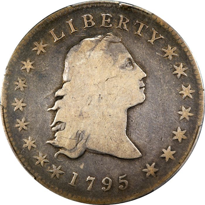 1795 Flowing Hair Dollar ($1) BB-27 Photo 3