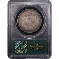 1795 Flowing Hair Half Dollar (50c) 2 Leaves Reverse Slab Image