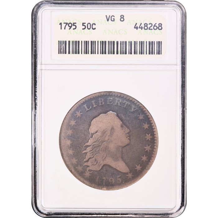 1795 Flowing Hair Half Dollar (50c) Obverse Image