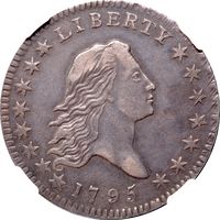 1795 Flowing Hair Half Dollar (50c) Obverse Image