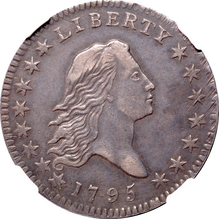 1795 Flowing Hair Half Dollar (50c) Obverse Image