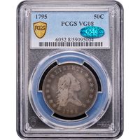 1795 Flowing Hair Half Dollar (50c) Obverse Image