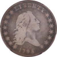 1795 Flowing Hair Half Dollar (50c) Photo 3