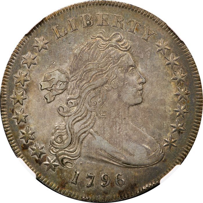1796 Draped Bust Dollar ($1) Small Date Large Letters Photo 3