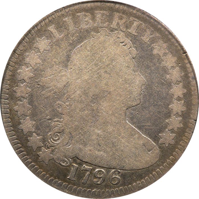 1796 Draped Bust Quarter (25c) OGH Photo 3