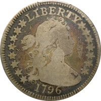 1796 Draped Bust Quarter (25c) Obverse Image