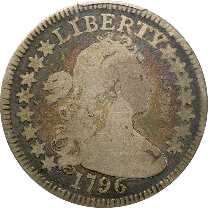 1796 Draped Bust Quarter (25c) Obverse Image