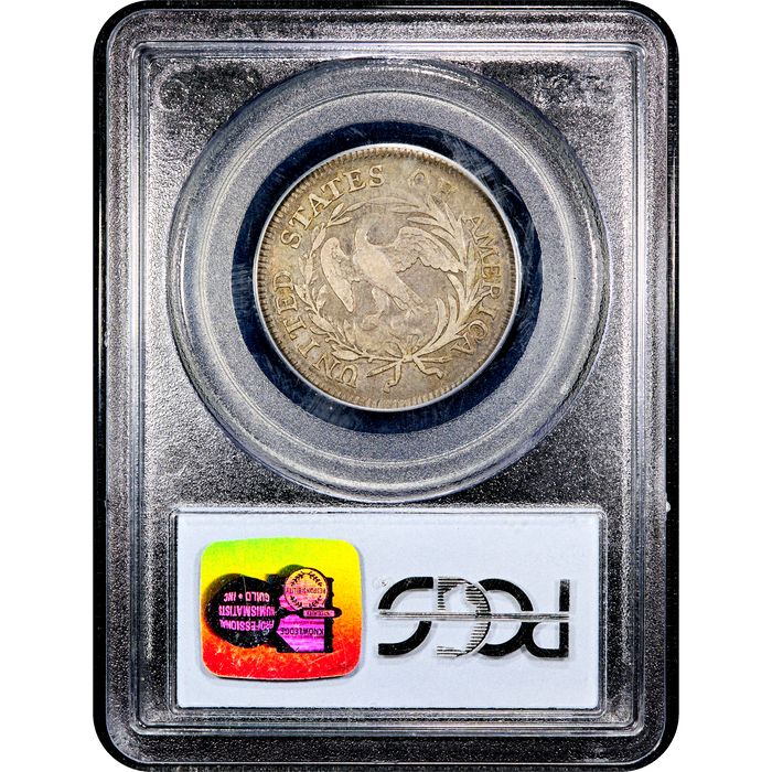 1796 Draped Bust Quarter (25c) Reverse Slab Image