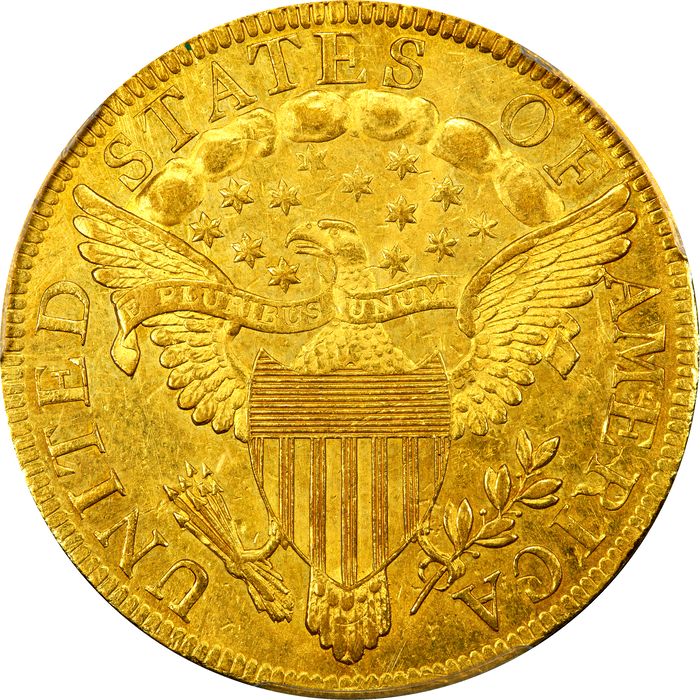 1797 Draped Bust Gold Eagle ($10) Reverse Image
