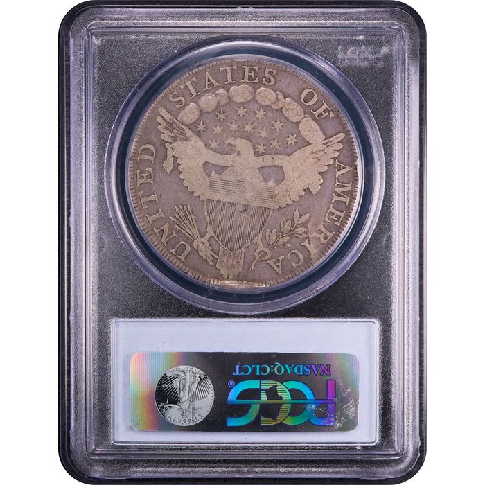 1798 Draped Bust Dollar ($1) BB-102 Reverse Slab Image