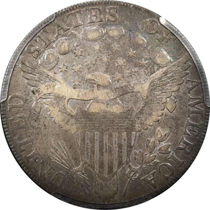 1798 Draped Bust Dollar ($1) BB-108, 10 Arrows Reverse Image