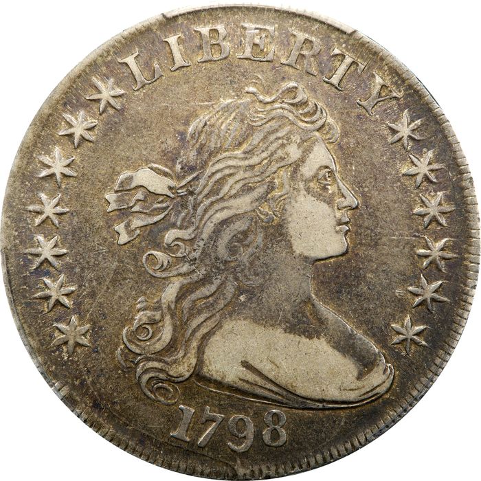 1798 Draped Bust Dollar ($1) BB-118  Obverse Image