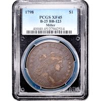 1798 Draped Bust Dollar ($1) BB-123 Obverse Image