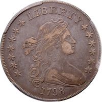 1798 Draped Bust Dollar ($1) BB-123 Photo 3
