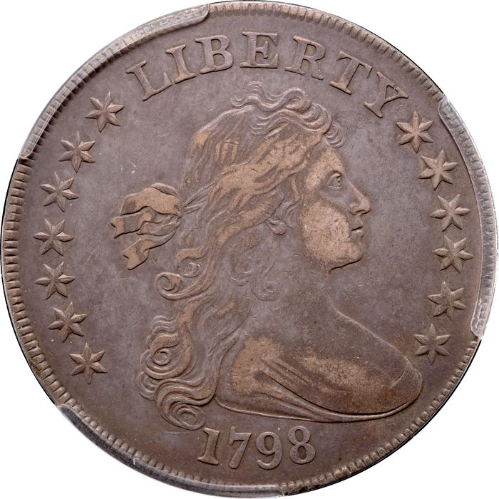 1798 Draped Bust Dollar ($1) BB-123 Photo 3