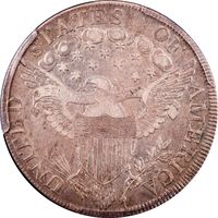 1798 Draped Bust Dollar ($1) BB-124 Reverse Image