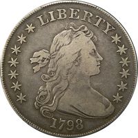 1798 Draped Bust Dollar ($1) Large Eagle Obverse Image